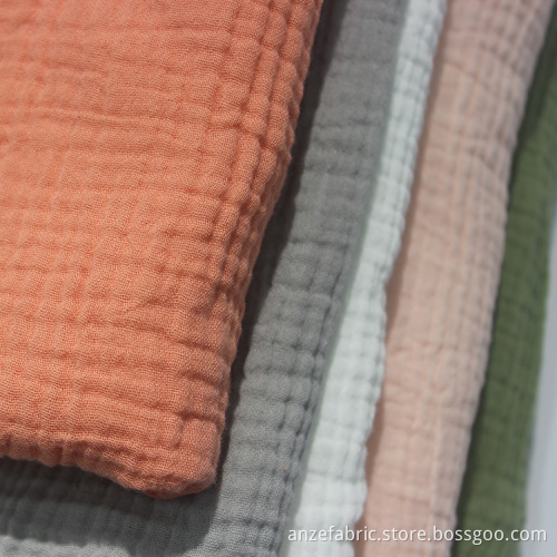 100%cotton double  gauze fabric